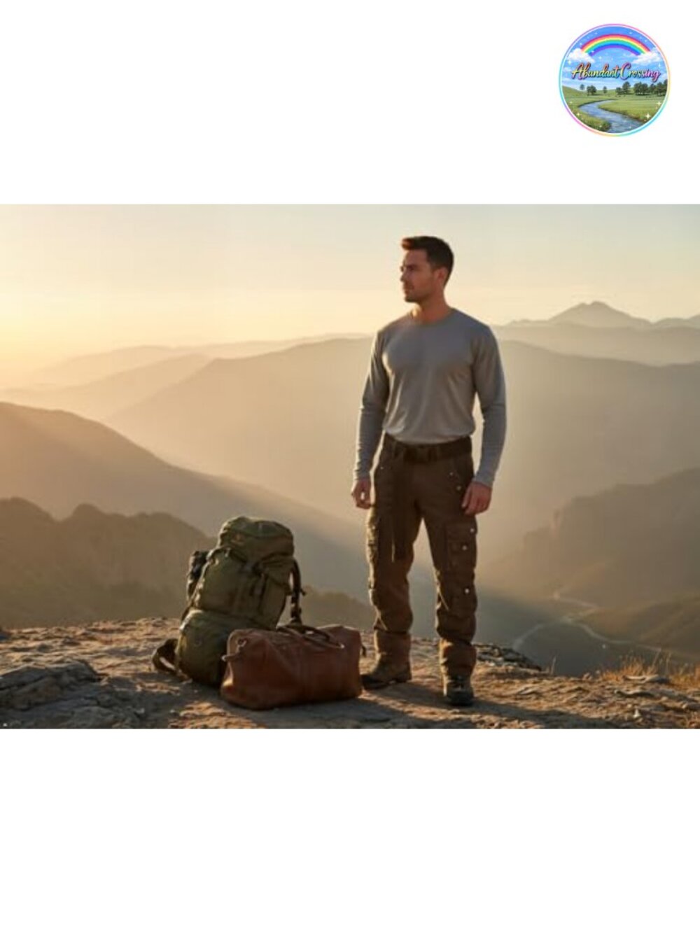 Men's 100% Cotton Cargo Pants Relaxed Fit Tactical Hiking Work Pants Multi - Picture 5 of 6